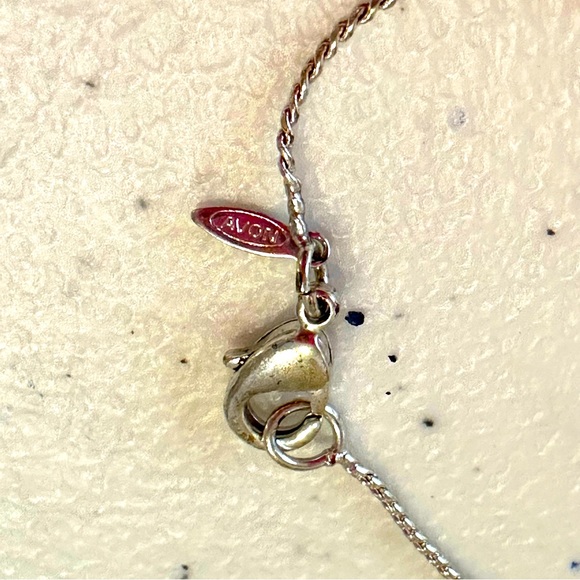 Avon Necklace Lariat style silver tone with clear rhinestones - Picture 11 of 11